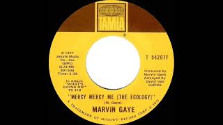 1971 HITS ARCHIVE Mercy Mercy Me The Ecology  Marvin Gaye a 2 recordmono 45 [upl. by Inalaeham]