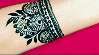 Simple stylish mehndi design Easy mehndi design Cone designs Mehndi design New mehndi design [upl. by Yeniar432]