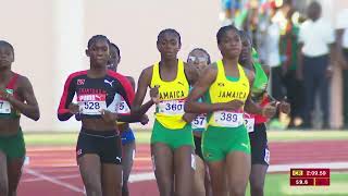 CARIFTA Games 2024 Grenada  Girls 800 Meter Run Under 17 Final [upl. by Aklog160]