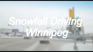 First Day Snowfall Driving in Winnipeg Manitoba Canada 4K 24fps HD Nov 25 2024 Begins ❄️ Canada [upl. by Viscardi]