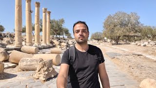 🇯🇴 Gadara Roman City Decapolis in Umm Qais Jordan Ancient Roman Ruins  Full Exploration [upl. by Bazluke]