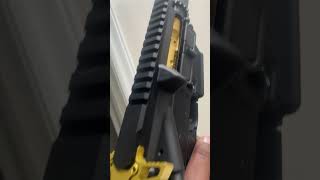 Custom gold barrel 556223 build subscribetomychannel shorts trending pistol arguns [upl. by Yetnom]