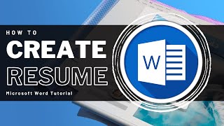 How To Create Resume CV for Free in MS Word  Easy Guide [upl. by Aliahs]