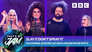 Slay It Don’t Spray It with The Vivienne Courtney Act Ricki Lake and Reggie Watts 💦 That’s My Jam [upl. by Onid]