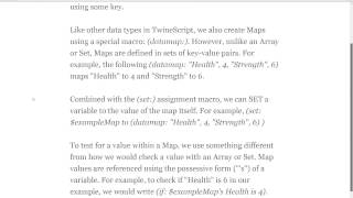 Twine 20 Advanced Data Types in Harlowe 10 [upl. by Nylzaj]