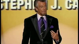 James Garner presents the 2006 Paddy Chayefsky Laurel Award to Stephen J Cannell [upl. by Eilsek]