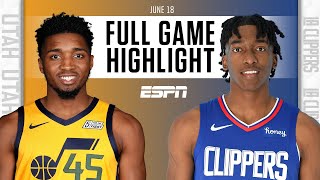 Utah Jazz at LA Clippers  Full Game Highlights [upl. by Olivero]