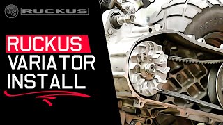 HONDA RUCKUS VARIATOR INSTALL [upl. by Oriana542]