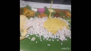 Kerala Sadhya shorts viralvideo short youtubeshorts video trending funny subscribe [upl. by Ridglea]