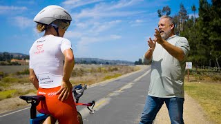 Holly Lawrence  Aero testing Sleeved trisuit vs swim suit which one is faster [upl. by Hose568]