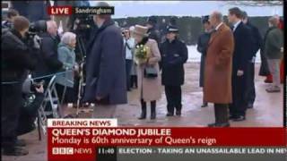 Diamond Jubilee Queen marks eve of accession to throne [upl. by Euqinim910]