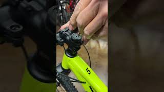 Tighten Loose Headset Bike 🚵‍♀️ Maintenance Quick Tip bikeshop bikeshoplife bikemaintenance [upl. by Atiz]