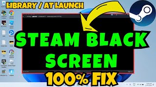 How To Fix Black Screen in Steam Easy Steps [upl. by Riccio]