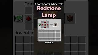 Redstone Lamp  Short Shorts by StrawberryGS  Minecraft Crafting Recipe [upl. by Mcgurn937]