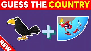 Can You Guess the Country by Emoji 🌏  Emoji Quiz  Test Your Skills  Speed Emoji Challenge [upl. by Un]