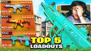 NEW TOP 5 META LOADOUTS after SEASON 4 UPDATE 👑 Warzone 3 Meta Loadouts MW3 [upl. by Giulia]