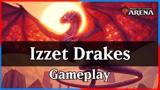 Magic Arena  Vitórias IMPOSSÍVEIS com o Izzet Drakes Constructed Standard [upl. by Lisk]