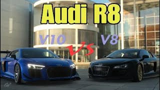 GT7 New V10 R8 vs Old V8 R8 Which is better [upl. by Leihcey]