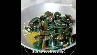 Yummy Simple Buttered Tahong Recipe Pinoy  Buttered Mussels Recipe [upl. by Mairb663]