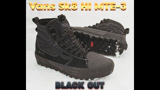 2024 Vans MTE Sk8HI GORETEX Insulated Shoe  Blackout [upl. by Ummersen]