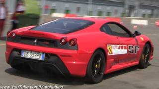 Ferrari 430 Scuderia INSANE Sound  Straight Pipes [upl. by Martella773]