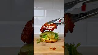 Viral Spicy Dipped Burger food easyrecipe viral fyp burger nashville [upl. by Riamo]