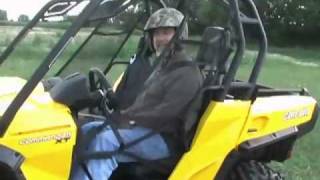 Can Am Commander XT 1000  RZR Comparison from sxsnationcom [upl. by Ahsya881]