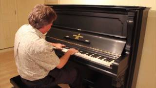 Vintage 1900 Steinway Upright Piano with Original Ivory Keys [upl. by Edualc]