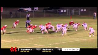 10 Chris Mayweather of Stephens w 5yd TD rush vs Madison [upl. by Kenji]