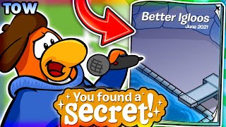 🥁 JUNE 2021 BETTER IGLOOS SECRETS 🎹  Club Penguin Rewritten [upl. by Ayifas888]