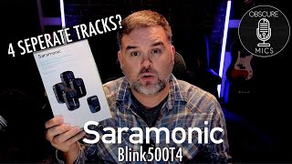 A Wireless Lav System With 4 Track Recording The Saramonic Blink500T4 Wireless Microphone Set [upl. by Elwood134]