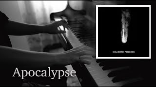 Apocalypse  Cigarettes After Sex piano cover [upl. by Renrew271]