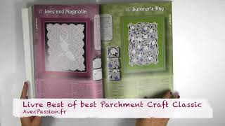 Livre Pergamano Best of best Parchment Craft Classic [upl. by Balkin477]