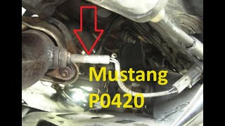 How To Fix Ford Mustang P0420 Code Catalyst System Efficiency Below Threshold Bank 1 [upl. by Kaiulani854]