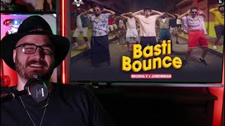 American Reacts to  Basti Bounce  Brodha V ft Jordindian Song [upl. by Melodee]