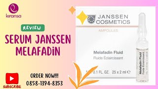 REVIEW SERUM JANSSEN MELAFADIN UNTUK FACIAL [upl. by Aneelak]