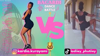 Bacardi Dance Battle Kardia Kurayami vs Ladiiey Phutiiey  Amapiano dancing [upl. by Oleg]