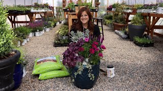 Planting a Container Full of Cool Colors 😍 🌿 Garden Answer [upl. by Waddington538]