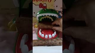 Crocodile Dentist 🐊 Eating Dioscorea Polystachya or Chinese Yam asmr trending youtubeshorts [upl. by Reseta868]