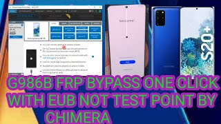 G986B FRP BYPASS ONE CLICK WITH EUB NOT TEST POINT BY CHIMERA [upl. by Cristi]