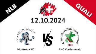 Highlights Rollhockey NLB  Montreux HC vs RHC Vordemwald [upl. by Gillmore204]