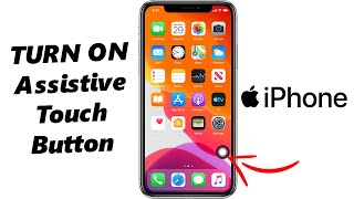 How To Enable Assistive Touch On Screen Button On iPhone  Turn ON Assistive Touch On Screen Button [upl. by Tammy306]