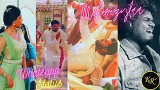 💕 Meherezylaa 💕 Maanaadu  STR  Yuvan  Female amp Male version  Whatsapp Status Full Screen [upl. by Anaahs]