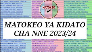 NECTA MATOKEO YA KIDATO CHA NNE FORM FOUR RESULTS CSEE 202324 [upl. by Neurath852]