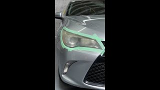 Cleaning yellow or cloudy headlights is easy [upl. by Anisamot]