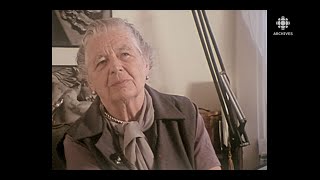 Marguerite Yourcenar propos et confidences 1 de 4 [upl. by Rubliw]