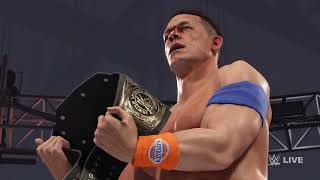 Epic TLC Battle John Cena Takes on Braun Strowman in a Brutal Showdown wwe wwe2k24 romanreigns [upl. by Nner]