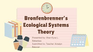 Bronfenbrenners Ecological Systems Theory [upl. by Boswell]