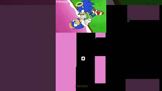 Poor Sonic 3 😭 Xpotato Bouncing Square  Antoons [upl. by Kcired589]