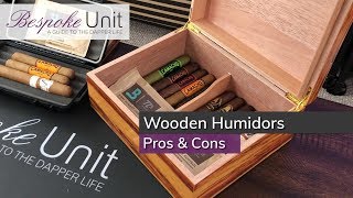 Pros amp Cons Of Using A Wooden Humidor Why Store Cigars In A Wooden Humidor [upl. by Lowenstein]